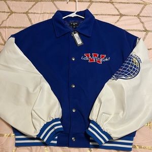 Oversized Varsity Bomber Jacket